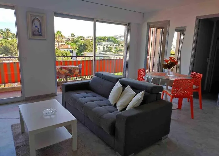 Apartmán La Perle De Juan Les Pins 80m Des Plages *